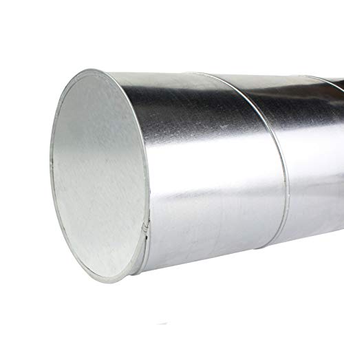 MKK Enddeckel Wickelfalzrohr Doppellippendichtung Nippel Verbinder Verzinkt Enddeckel Wickelfalzrohr Doppellippendichtung Nippel Verbinder Verzinkt – Bild 4