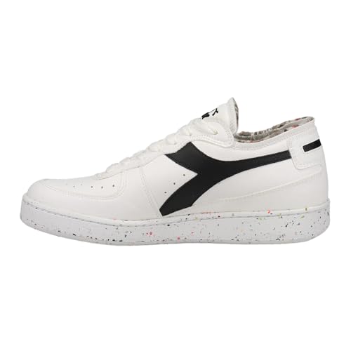 Diadora Mens Mi Basket Row Cut 2030 Lace Up Sneakers Shoes Casual - White3