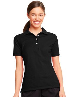 Hanes Womens X-Temp Performance Polo Shirt,Black,Xxx-Large #TOP2
