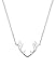 Produktbild Elli Halskette Damen Rentier Geweih Anhänger in 925 Sterling Silber