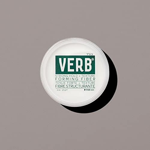 Verb Forming Fiber -Strong Hold And Texture - Matte Styling Balm For Men And Women -All Day Styling Paste For Wet Or Dry Hair -Styling Cream, 2 Oz #TOP2