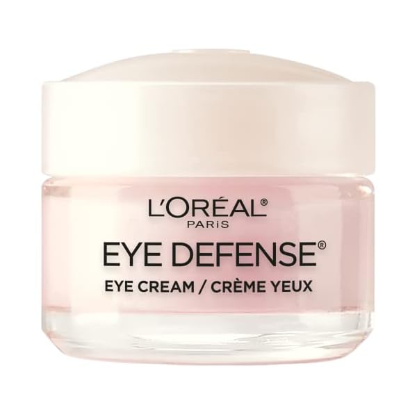 Eye Cream to Reduce Puffiness, Lines and Dark Circles, L'Oreal Paris Skincare Dermo-Expertise Eye Defense Eye Cream with…
