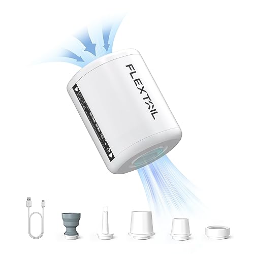 FLEXTAILGEAR TINY PUMP 2, Pompa Elettrica Portatile da Campeggio, Pompa Sottovuoto, 4 kPa(180 L/min)...