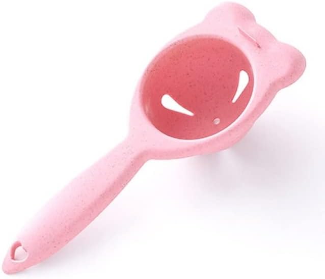 Alexvyan Pink Egg White Yolk Filter Separator Cooking Tool Dishwasher Safe Chef Kitchen Gadget.