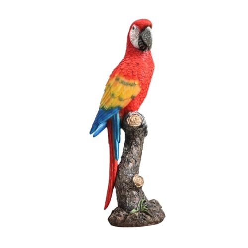 Sculpture Perroquet en Résine : Objet Décoratif Haut de Gamme pour la Maison - 8