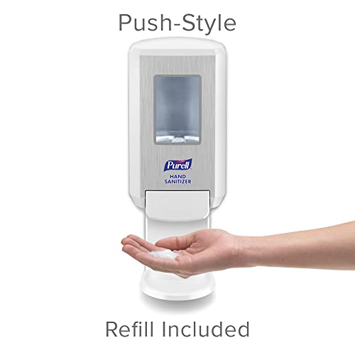 Image of Purell CS4 Hand Sanitizer Kit, Manual Dispenser +1200mL Foam Refill 5192-1W