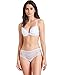Aubade Fleur de Tattoo, Soutien-gorge Plunge Coussinet, Lingerie Sexy pour Femme, Soutien gorge push up, Effet tatouage, Couleur : Blanc