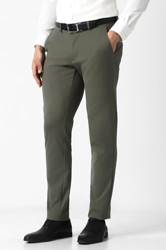 Image of Van Heusen Formal Pants for Mens|Premium High Stretch Fabric|Ultra Slim Fit