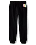 The Children's Place,Girls,Knit Active Sweatpants,Black Smiley,Medium