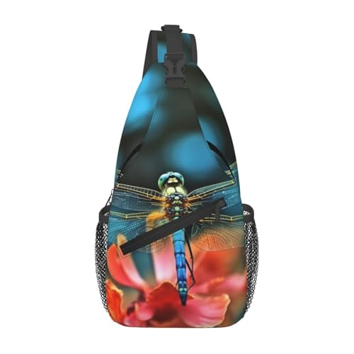 Bolso Crossbody Dragonfly para Hombre y Mujer Negro miniatura 1