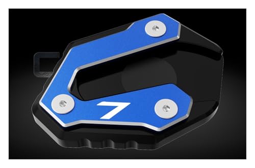 Plaque élargie pour béquille Yamaha Tracer 7 en road-trip