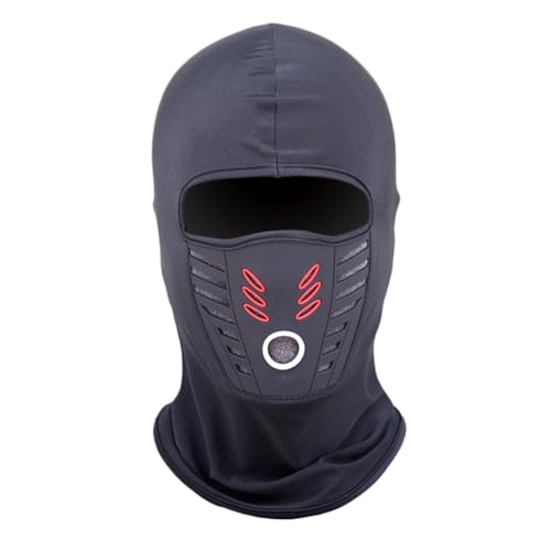 PRETYZOOM 1Pc Unisex Breathable Sun Block Cover for Outdoor Activities Portable Face Mask for Riding Cycling Fishing and Hiking Comfortable Sweat Absorbing Design for Summer Black