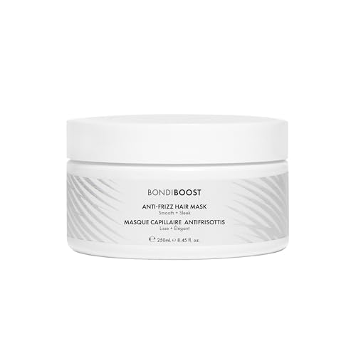 BondiBoost Anti-Frizz Smoothing Hair Mask-SiliconeFree,Aloe-Based Deep Conditioning Treatment with vegetable squalane(Sugarcane),Hyaluronic Acid 7 Oil Blend for Glossy Hair-Vegan & Cruelty-Free,200ml