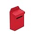 Simulation Boîte Aux Lettres Toy Doll House Accessoires Set Mini Letterbox En Bois Pour La Décoration Dollhouse Rouge Accessoires Jouets Pour Enfants