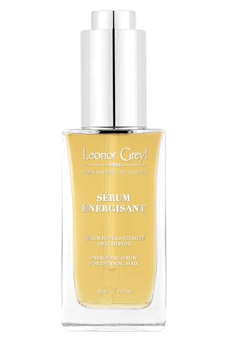 Energizing Natural Hair Growth Serum | Serum Energisant by Leonor Greyl | 99% Natural Ingredients, Rosemary and Tumeric, Vegan. 1.7 oz. Made in France.