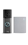 Ring Battery Video Doorbell Pro (newest gen) + Chime (3rd Gen) | Retinal 4K, up to 10x Enhanced Zoom | Quick Release Ultra Battery Pack | 30-day free trial of Ring Subscription Plan