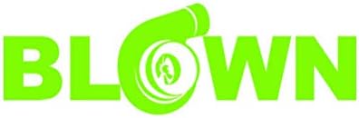 Blown Sticker - Decal - Die Cut - JDM Dub Euro Turbo Boost - Lime Green 7.00" x 2.19"