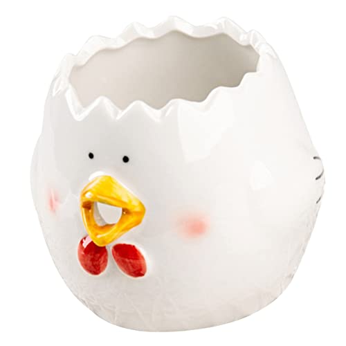 PRETYZOOM Chick Ceramic Egg Separator Tool Adorable Chicken Design for Yolk and White Separation for Baking and Cooking Bright Colors Kitchen Supplies