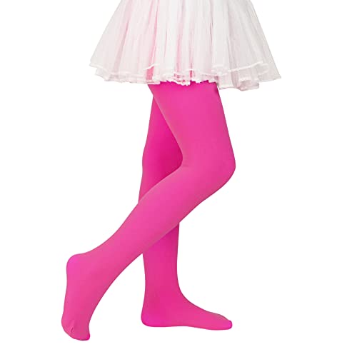Image of Century Star Girls Ballet Tights for Toddler Kids Dance | Ultra Soft, Opaque, Stretchy With A Comfy Fit-Ideal For Ballet Dance, School Uniforms, Recitals, Halloween And Daily Wear.