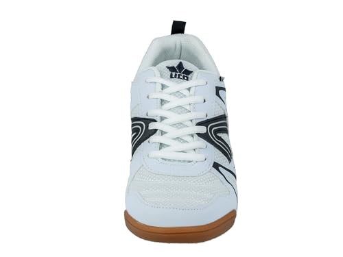 Lico Herren Fit Indoor Hallenturnschuh, Weiß Marine, 42 EU