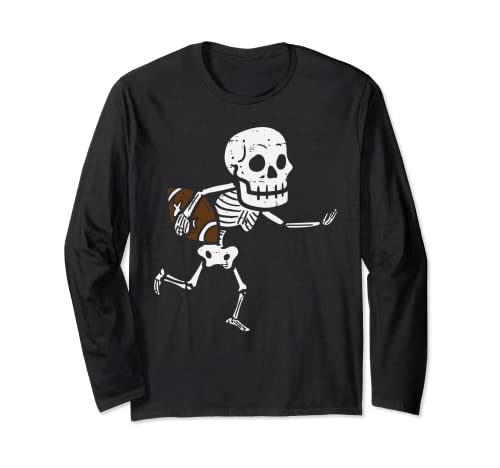 Scheletro Platying American Football Divertente Costume di Halloween Maglia a Manica