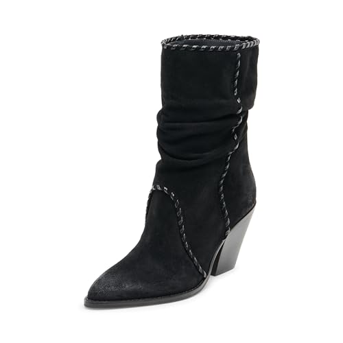 Dolce Vita Women's Julith Mid Calf Boot, Onyx, 7.5