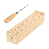 kowaku Buchbindewiege aus mit einer Ahle, stabil, tragbar, Buchbinde-Stanzwiege aus