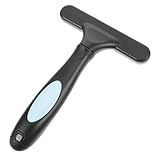 VICASKY Doppelreihige Zupfbürste Aus Kunststoff Für Hunde Und Katzen Haustierkamm Mit Edelstahl Fellpflegekamm Für Welpen Und Tiere Blau