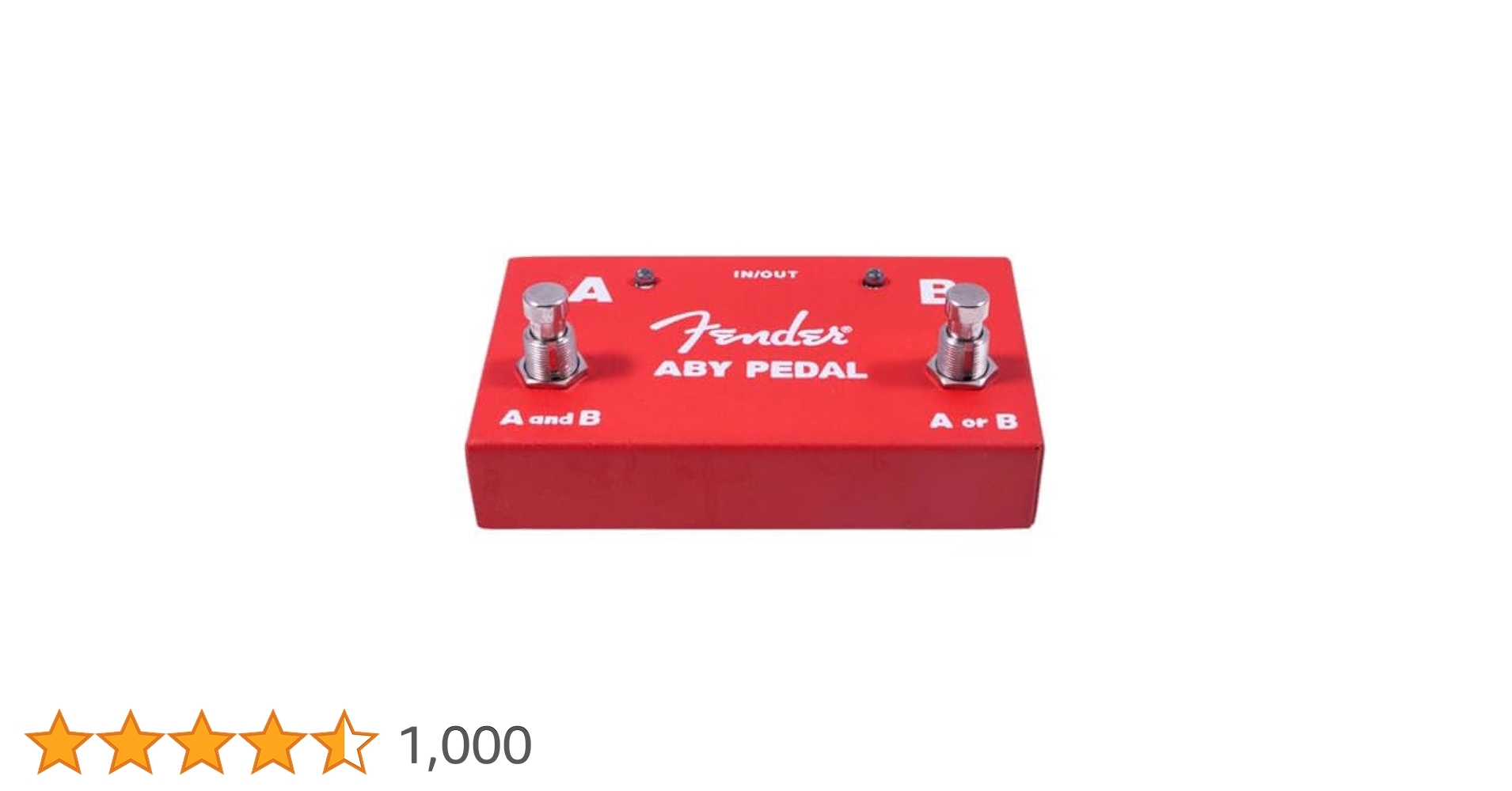 Amazon | Fender エフェクター ABY FOOTSWITCH | エレキギター