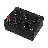 Variable Decade Resistance Box 0-9999.9Ω| 5 Range Resistor for Labor Test & Calibration | Bakelite Case 170x135mm