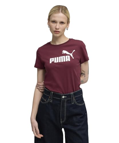 PUMA Camiseta ESS No. 1 Logo Mujer M, Ruby Shimmer Red