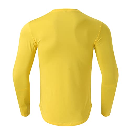 GOKKILRW Compression Shirts for Men Quick Dry Long Sleeve Workout Running Sports Shirts Athletic Gym Undershirts Baselayers4