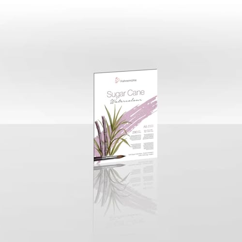 Sugar Cane watercolour 290 g/m², bloco aquarela, textura fina, A5, 12 fls