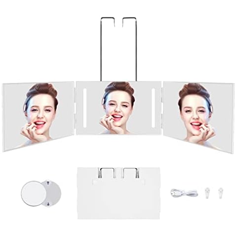 GAPPO 360 Grad Spiegel mit LED Cover