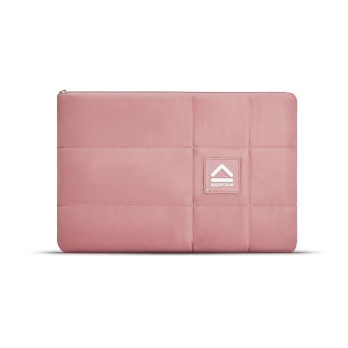 Image of uppercase Hashtag 14 Inch Laptop Sleeve Padded Compartment Protective Case Slim Lightweight Water-Resistant Zipper Closure for Office Travel Daily Use (Pink)