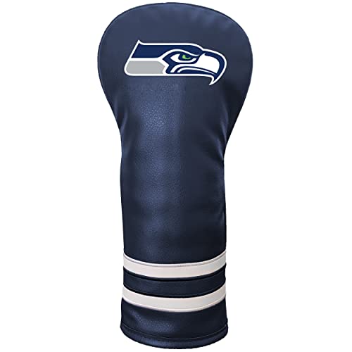 Team Golf NFL Seattle Seahawks Vintage Fairway Headcover (Color) - Printed Team Golf NFL Vintage Fairway Headcover (Printed), Fits All Fairway, Hybrid and Utility Clubs