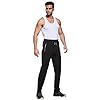 PARTICLE PLANET Men Joggers Tracksuit Bottoms Causal Slim Fit Running Trousers with Zip Pockets Black XXL #1