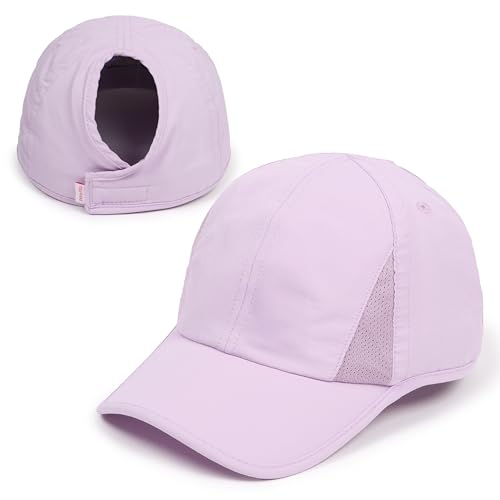 Image of Ponyflo Womens Active Open Back Ponytail Baseball Cap
