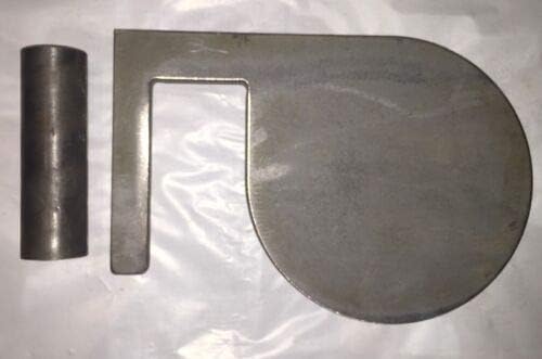AR500 Steel Target Hostage/Dueling Tree (1) 6" X 3/8" Paddle (1) DOM Pivot Tube