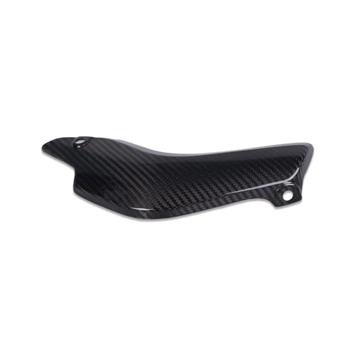 Image of 100% Real 3K Carbon Fiber Exhaust Heat Shield Cover Guard Fit for Honda 2007-2026 CBR600RR CBR 600RR Glossy Twill Weave nt01