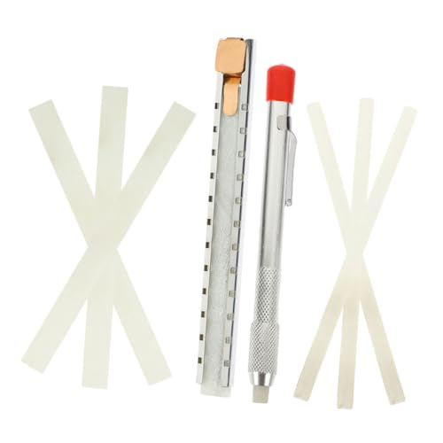 Tofficu スチール スレート ル用 ソープストーンペン 天然フラットマーカー 詰め替え可能 溶接作業やマーキングに 長寿命 折れにくい