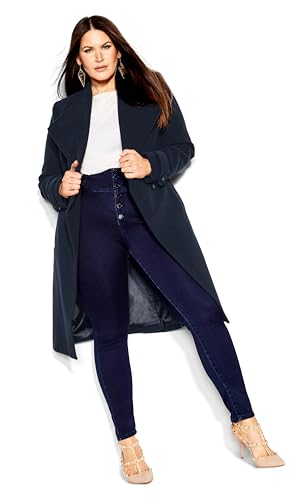 City Chic Women's Plus Size Coat - So Sleek3