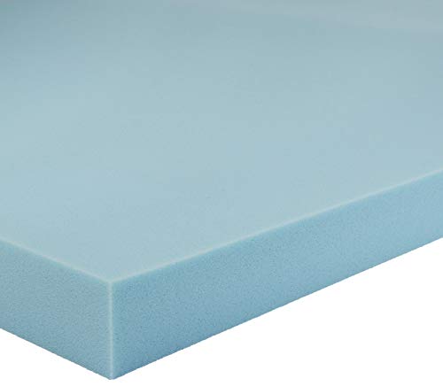 Image of Amazon Basics King Cooling Gel-Infused Memory Foam Mattress Topper, CertiPUR-US Certified, 3 Inches, Blue