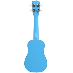 eukalali instrument Ukulele 4-String Guitar Basswood Color Pattern Instrument de musique en bois 21in avec sac guitare… – Image 7
