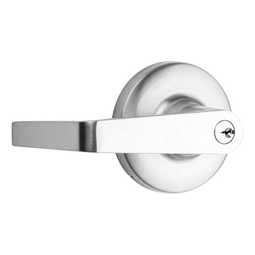 Tell LC2481CTL 26D 234 T SCC HD Satin Chrome Entry Lever, Grade 2