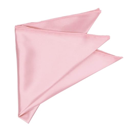 Image of tiemart Solid Color Pocket Squares for Men | For Suits, Perfect for Wedding Parties, 12 x 12 inch / 30 x 30 cm