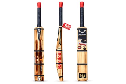 BANDOOK Burn Edition Tennis Cricket Scoop Bat with...