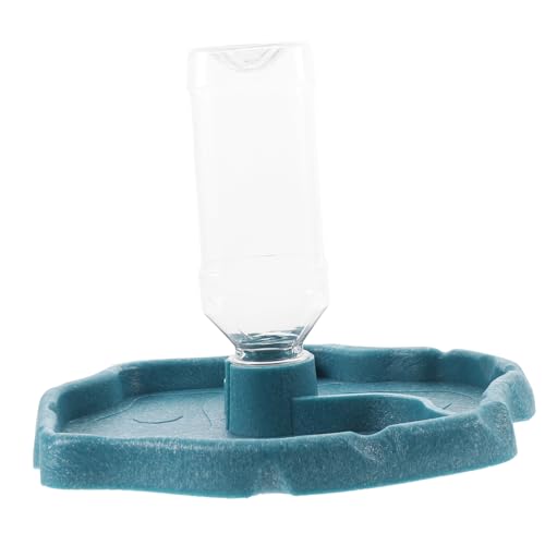 Abaodam Automatic Water Dispenser for Tortoises and Reptiles Durable Non Slip Feeding Bowl for Lizards Geckos and Pets Easy Clean Waterer with Sturdy Design Lake
