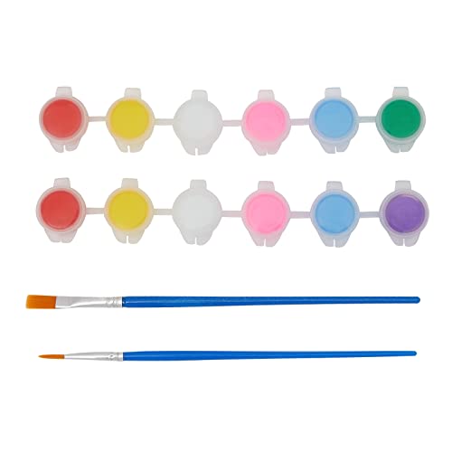 Bright Creations Unicorn And Llama Ceramic Painting Kit For Kids With 3Ml Paint Pod Strips, 2 Brushes And 2 Figures #TOP5