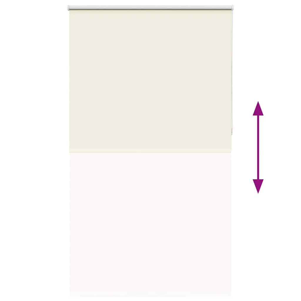 Store Enrouleur occultant Blanc cassé 135x210 cm Tissu pour fenêtre, Enrouleur Bloque lumière Solaire régulation Thermique, Store occultant pour Chambre Salon Bureau, Montage Enfant chaîne réglable